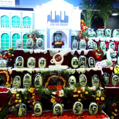 *சென்னைஸ் அமிர்தா இன்டர்நேஷனல் இன்ஸ்டிடியூட் ஆஃப் ஹோட்டல் மேனேஜ்மென்ட் மாணவர்களின் கைவண்ணத்தில் மாண்புமிகு முதலமைச்சர் திரு.ச. ஜோசப் விஜய் அவர்களை கௌரவப்படுத்தும் பிரமாண்ட நிகழ்ச்சி நடிகர் சஞ்சீவ் மற்றும் சென்னைஸ் அமிர்தா கல்விக்குழும நிறுவனர் பூமிநாதன் ஆகியோர் முன்னிலையில் நடைபெற்றது.*