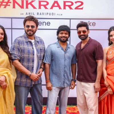 *விக்டரி வெங்கடேஷ், நந்தமூரி கல்யாண் ராம், அனில் ரவிபுடி, சாஹு கரபாட்டி, ஷைன் ஸ்கிரீன்ஸ் வழங்கும் #VenkyAnil5 #NkrAR2, சுரேஷ் புரொடக்ஷன்ஸ், ஜீ ஸ்டூடியோஸ், சுமதி. அர்ச்சனா வழங்கும் திரைப்படம் பிரம்மாண்டமாக துவக்கம்*