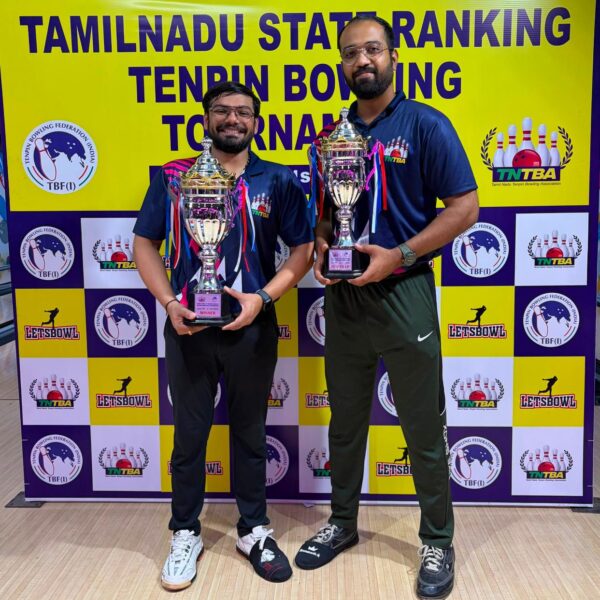 சென்னையில் நடைபெற்ற முதலாவது தமிழ்நாடு மாநில தரவரிசை டென்பின் பவுலிங் போட்டி – அபிஷேக்.டி சாம்பியன் பட்டம் வென்றார்