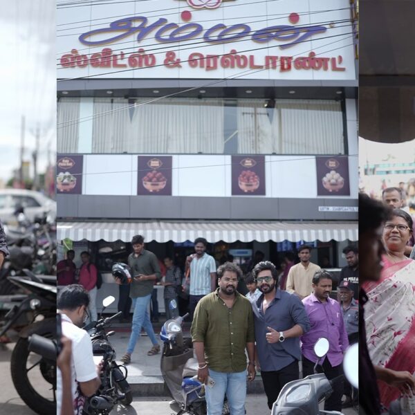 *விஷ்ணு விஷால் – சூரி நட்பை கொண்டாடும் வைரல் வீடியோ… மதுரையில் ‘அம்மன்’ உணவகத்தில் படக்குழுவுக்கு சூரி சர்ப்ரைஸ்!*