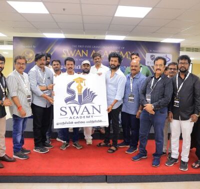 ஸ்வேன் அகாடமி லோகோவை இயக்குநர் லோகேஷ் கனகராஜ் வெளியிட்டார்