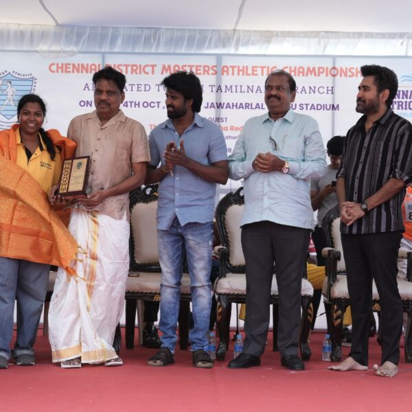 சென்னையில் தொடங்கியது ‘Chennai District Masters Athletic Championship 2026’… சூரி, விஜய் ஆண்டனி பங்கேற்பு!