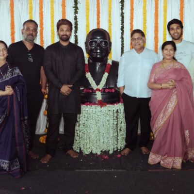 *தனது தாத்தா அல்லு ராமலிங்கய்யாவின் பிறந்தநாளில் புதிய அலுவலகம் திறந்த அல்லு அர்ஜூன்!*
