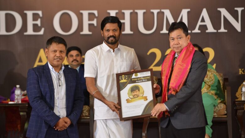 நடிகர் சௌந்தரராஜா விற்கு இந்த ஆண்டிற்கான சிறந்த மனிதநேய விருது 2022 மலேசியா கோலாலம்பூரில் வழங்கப்பட்டது.