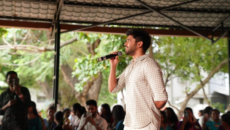 ‘விஷ் 22’ கல்லூரி கலை விழாவில்  நடிகர் துருவ் விக்ரம் சிறப்பு விருந்தினராக கலந்து கொண்டார்.