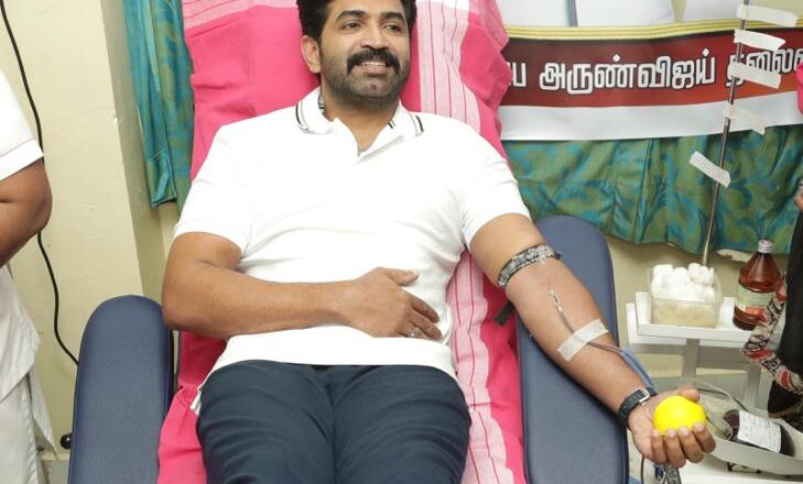 இன்று அன்னதானம், இரத்த தான நிகழ்வுகளுடன்  நடிகர் அருண் விஜய் தனது பிறந்த நாளை கொண்டாடினார்.