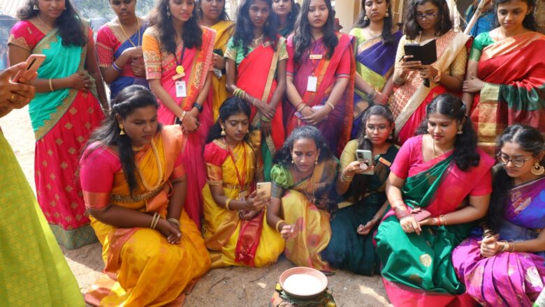 ஸ்ரீ ஷங்கர்லால் சுந்தர்பாய் ஷாசுன் ஜெயின் பெண்களுக்கான கல்லூரியில் 2023 ஆம் ஆண்டு மாணவர் மன்றத்தால் ஏற்பாடு செய்யப்பட்ட பொங்கல் விழா