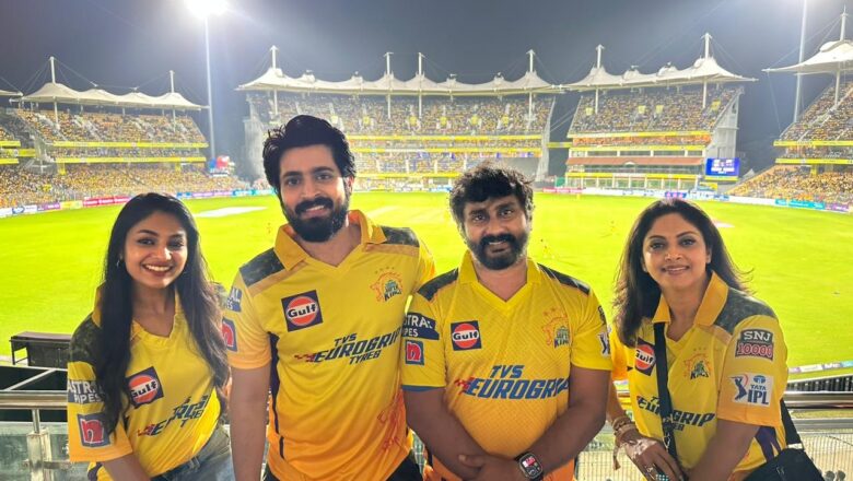 தோனி தலைமையிலான சிஎஸ்கே அணியின் வெற்றியை கொண்டாடிய ‘எல். ஜி. எம்’ படக் குழு