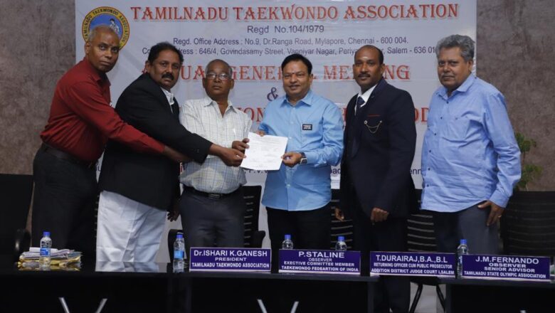 தமிழ்நாடு தேக்வாண்டோ சங்கத்திற்கான(2023 – 27) புதிய நிர்வாகிகளுக்கான தேர்தல்  சென்னையில் நடைபெற்றது.