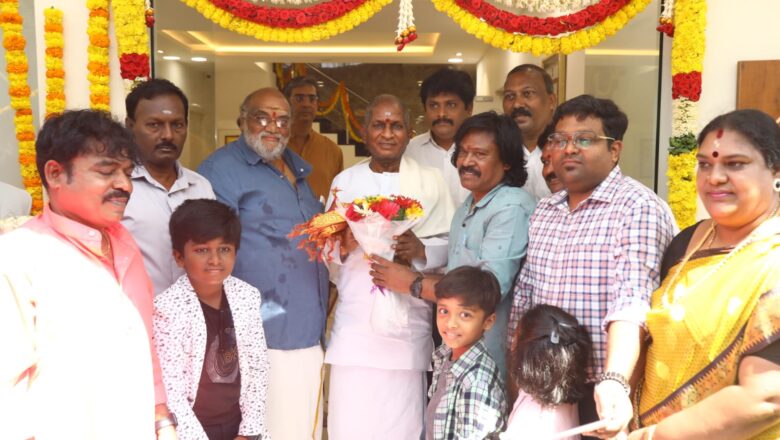 இசைஞானி இளையராஜாவின் 80வது பிறந்த நாளில் அவரது ஆசியுடன் படப்பிடிப்பை துவங்கிய இயக்குனர் பாரதி கணேஷ்